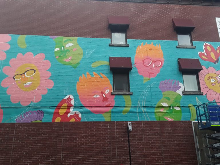 New mural in the Village